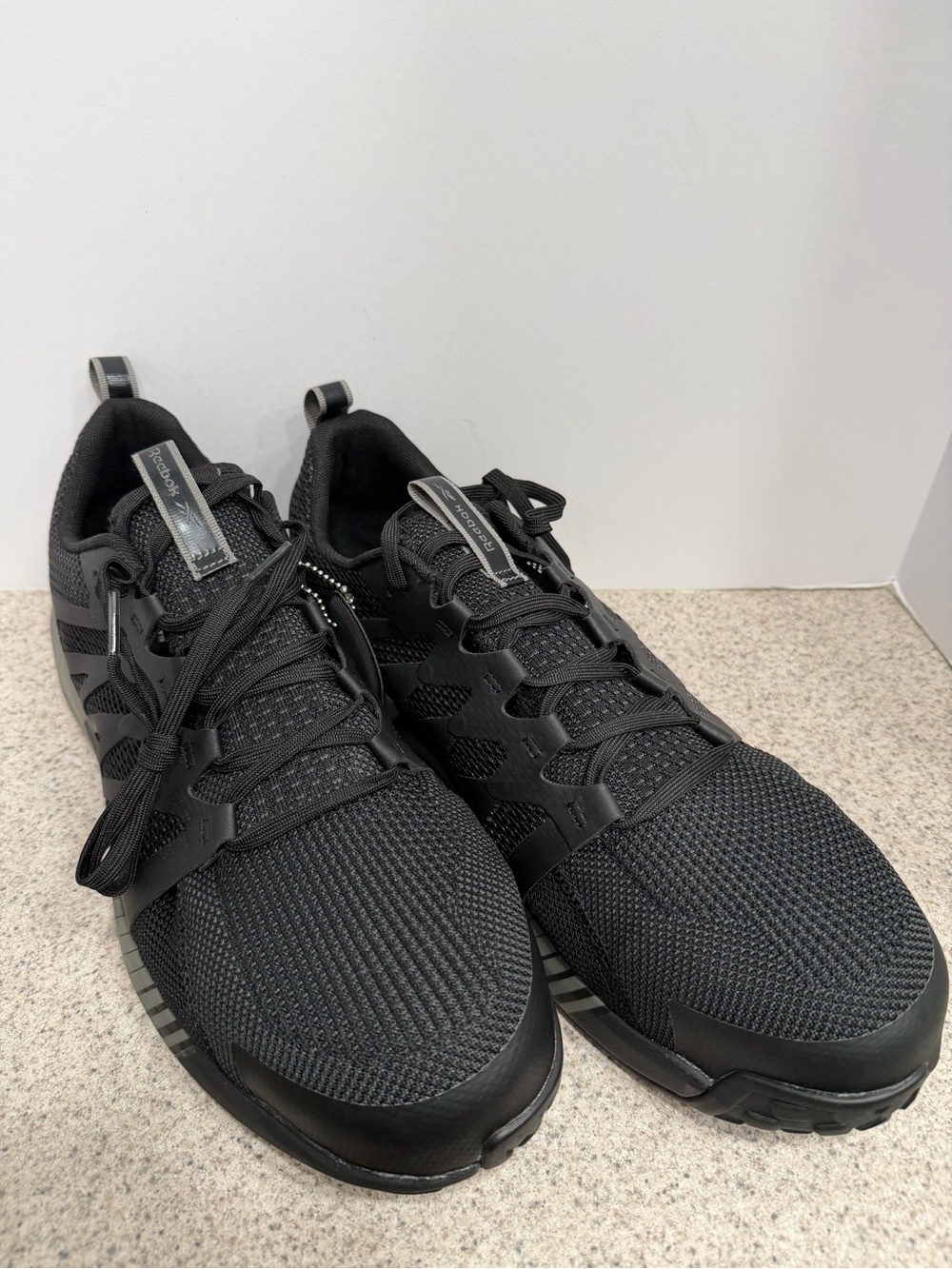 REEBOK Fusion Flexweave RB4310 Composite Toe Work Shoes Men's Size 13 Black -NEW